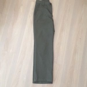 Olive green woolrich pants